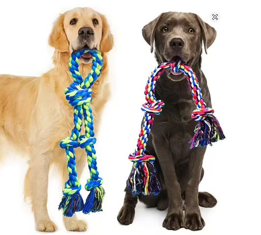 Medium and Large Dog Dog Toys for Medium and Large Dogs, Teeth Cleaning Dog Rope Toys for Large and Medium Bully Chewing